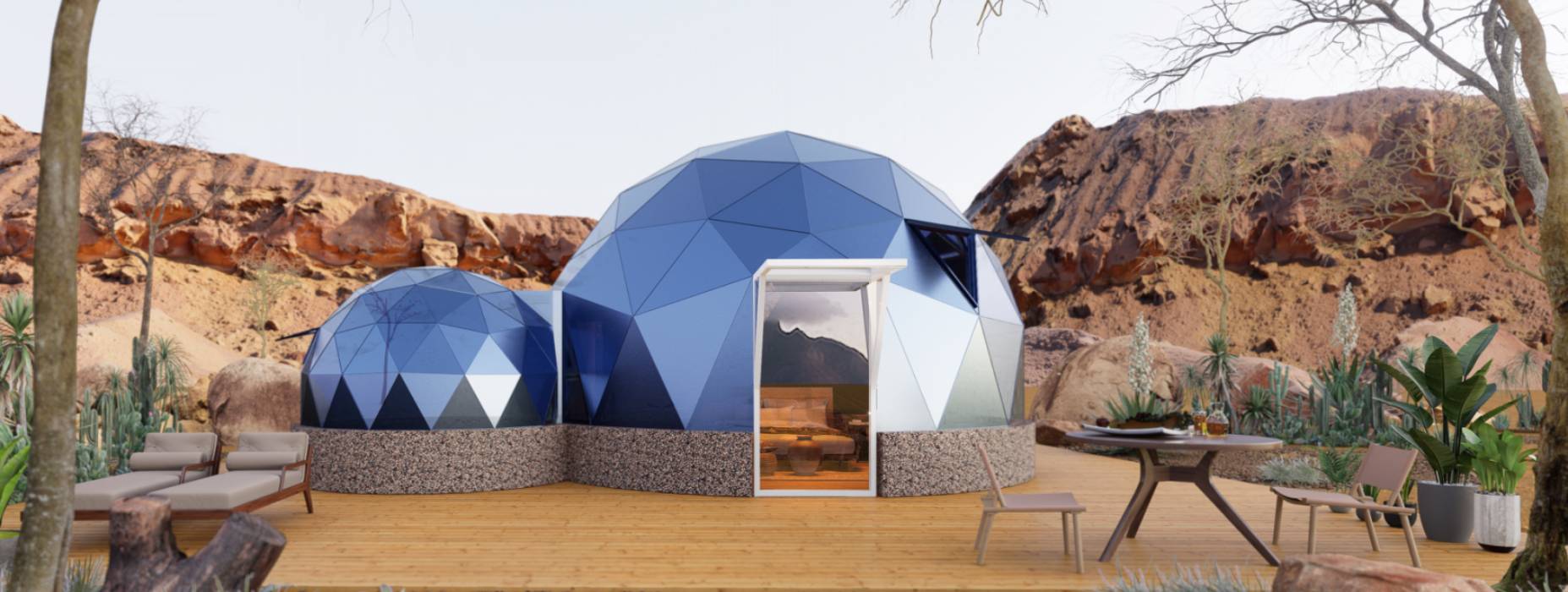 渭城区球形智能光伏玻璃星空房